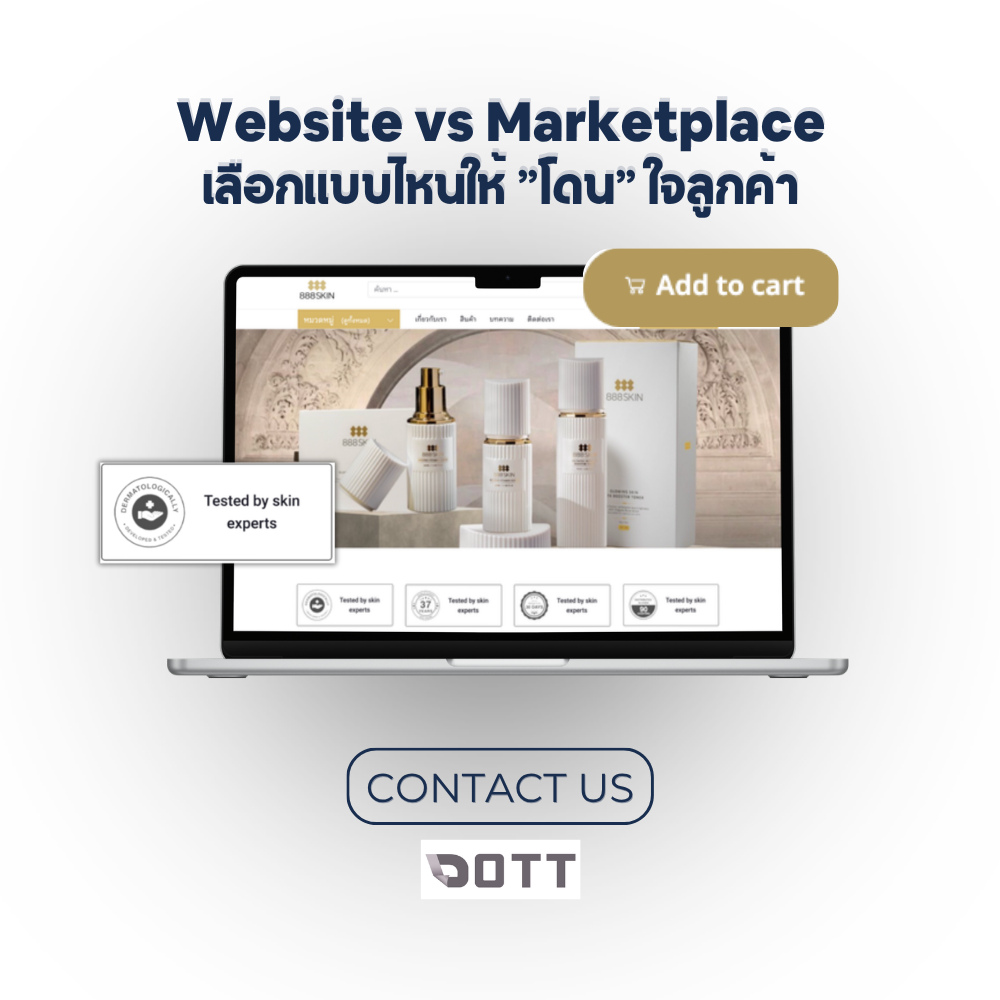 Website vs Marketplace เลือกแบบไหนให้ ”โดน” ใจลูกค้า